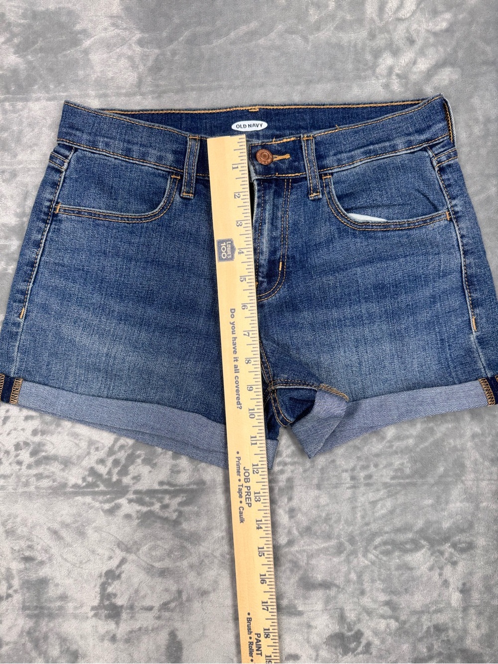 Old Navy Dark Blue Denim Shorts - Picture 8 of 9